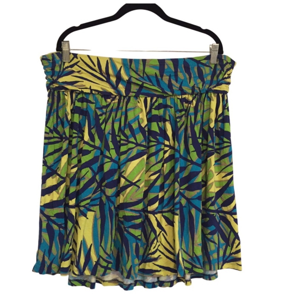 Lane Bryant Tropical Skirt
